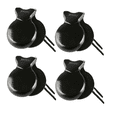 thumbnail image 1 of 4PCS Spanish Castanets Traditional Flamenco Castanets Wooden Hand Percussion Castanets Music Instrument for Beginner-C, 1 of 8