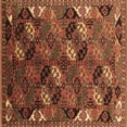 thumbnail image 1 of Ahgly Company Indoor Square Oriental Brown Industrial Area Rugs, 8' Square, 1 of 4