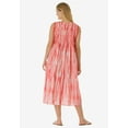 thumbnail image 2 of Woman Within Plus Size Sleeveless Pintuck Tie-Dye Dress, 2 of 3