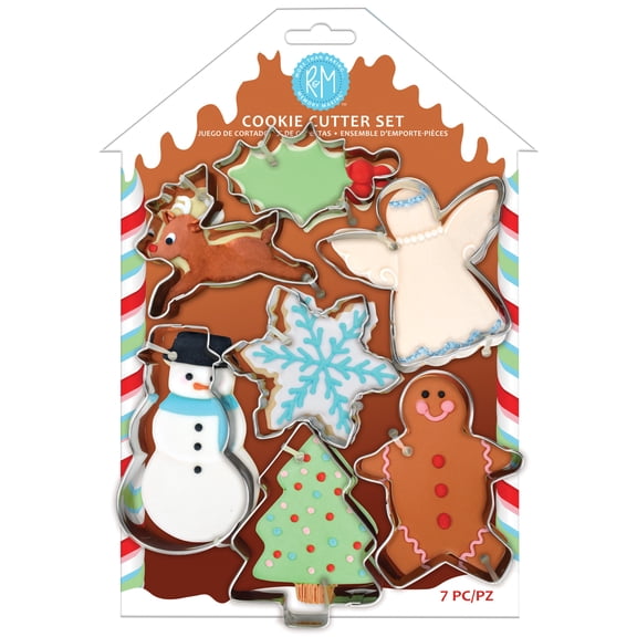 R&M International Christmas Cookie Cutter Set of 7
