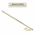 thumbnail image 4 of Achim Fantasia 5/8" Cafe Rod, 2" Projection 66-120", Brass, 4 of 5