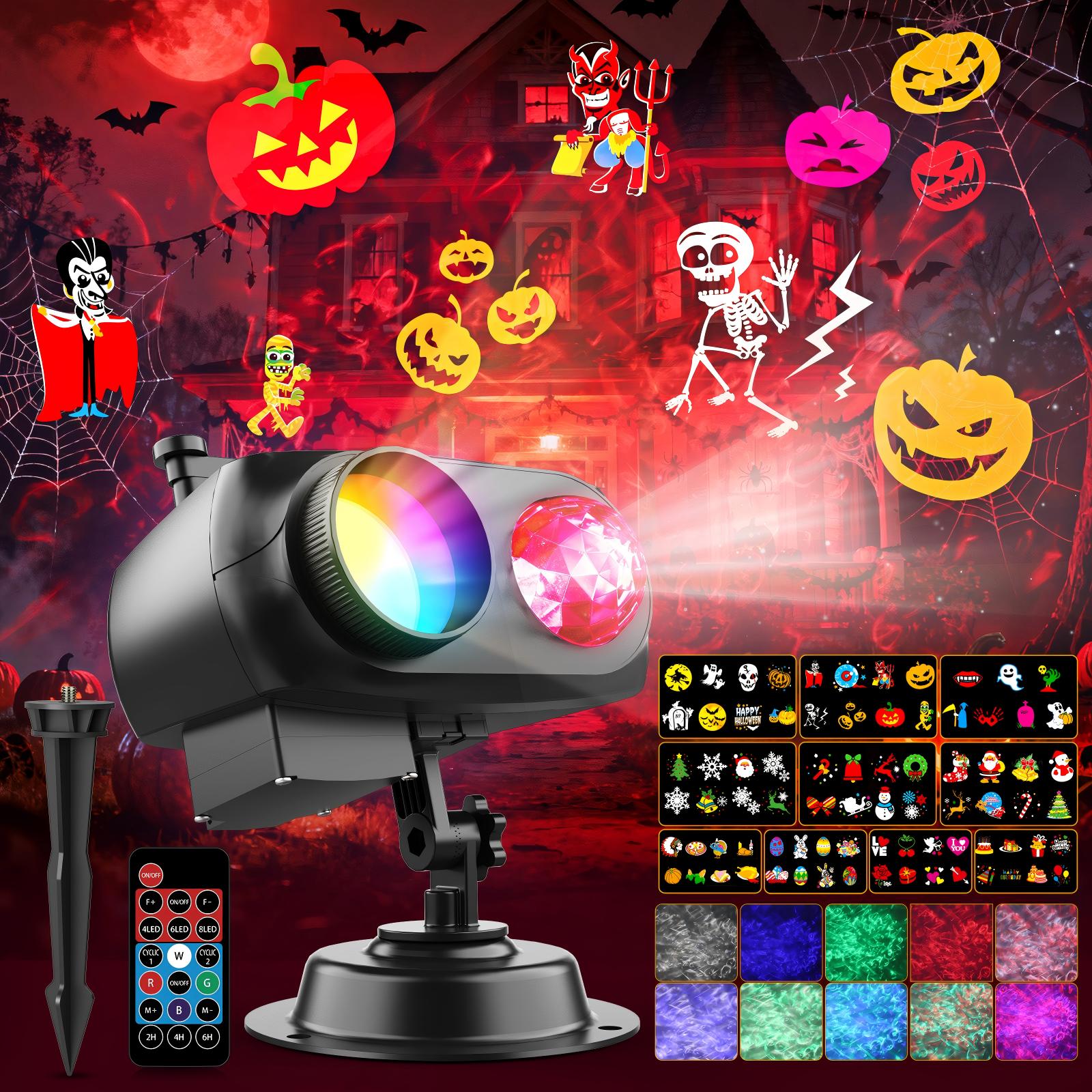Yannovus Holiday Projector Light with 80 Patterns photo 3