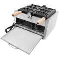 thumbnail image 2 of Miumaeov Waffle Maker Double-Sided Heating 1400W Commercial Honeycomb Shape Waffle Maker, 2 of 9