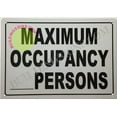 thumbnail image 3 of Maximum Occupancy Sign (Reflective !!, Aluminium-Rust Free,White, Size 7X10) (ref-2201), 3 of 5