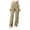 Khaki-1, variant on Lightweight Hiking Pants for Women Quick Dry Elastic High Waist Straight Casual Pants with Zipper Pockets for Safari Camping