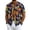 Yellow, variant on Uwinwear Men's Linen Cotton Short Sleeve Button Up V Neck Shirts Lightweight Tops Hawaiian Summer Beach Printed Casual Shirts Breathable Casual Wear,Pink,S