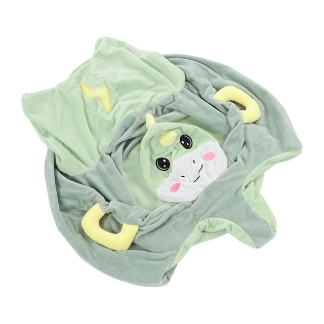 Silla para sentarse para bebé, sofá con forma de dibujos animados, educativo temprano, 2 agujeros delanteros, sofá de apoyo para aprendizaje infantil, carcasa tipo 2