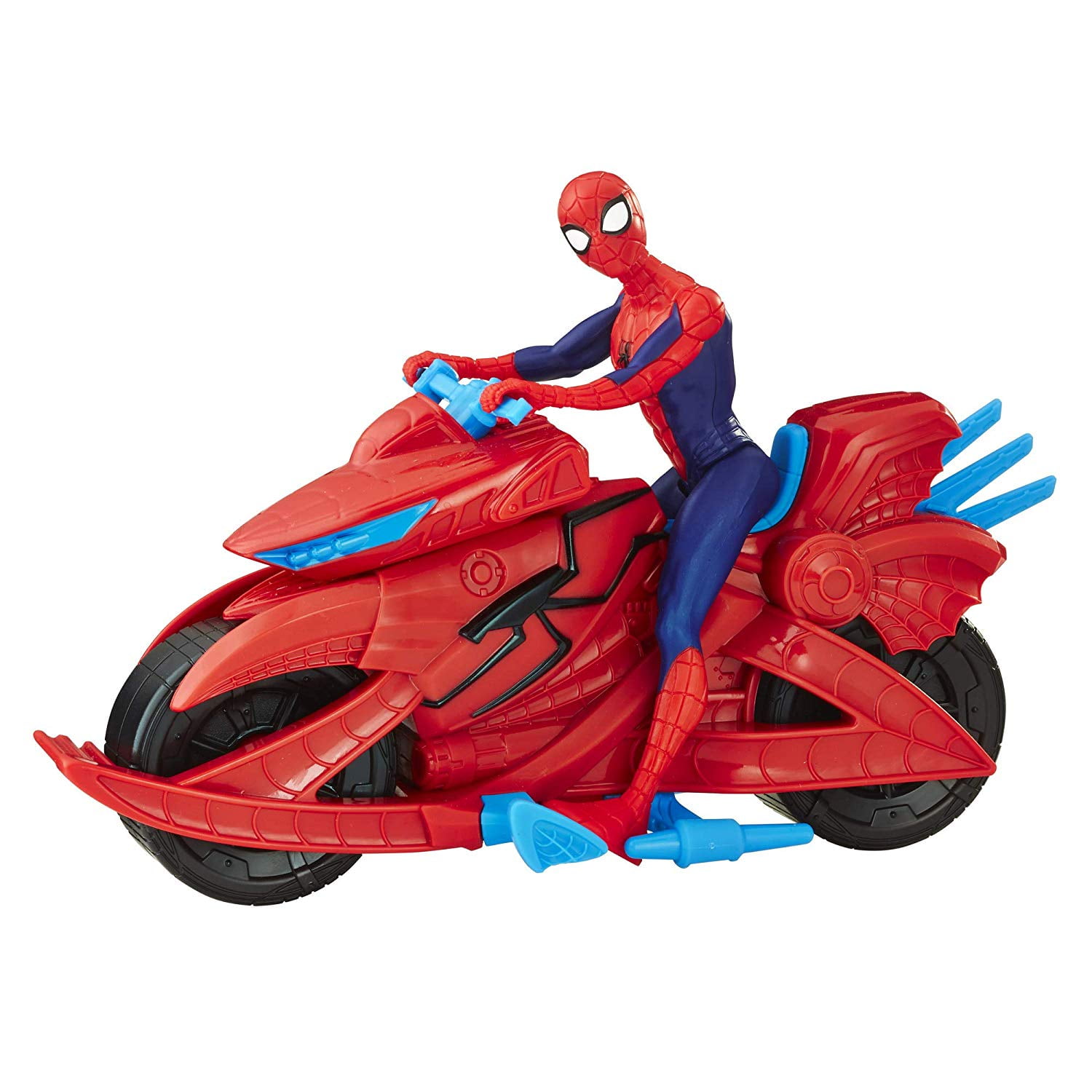 Spiderman - Brandclub - Spider-Man Marvel Figure with Cycle, 6