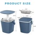 thumbnail image 2 of DRATO Portable Ice Bucket Table for Parties 3-in-1 Ice Cooler Cocktail Patio Cool Bar Table for Camping, Picnic, Beach, Poolside, Party, 2 of 12