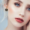 thumbnail image 4 of Pendientes brillantes con borlas creativas a la moda, colgante de perlas con Zirconia cúbica brillante, regalo maravilloso Wmkox8yi  sjalhkljlk529, 4 of 6