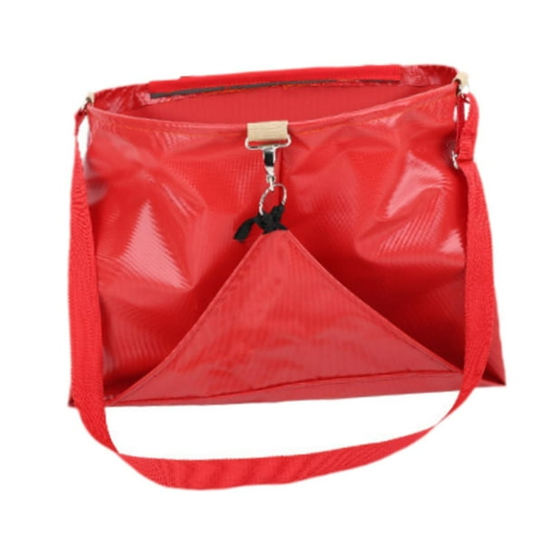Bolsa para almacenar la cosecha de verduras, bolsa para recoger frutas, delantal de jardinería con Rojo