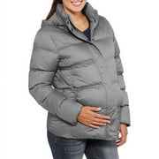 Faded Glory Maternity Hooded Puffer Coat
