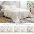 thumbnail image 5 of Flannel Sheets Twin Size White - Super Soft Fleece Sheets Set Fluffy Extra Plush, 3 Piece(Include Fitted Sheet, Flat Sheet, 1 Pillowcase), 5 of 7