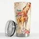 thumbnail image 3 of Vaso aislante de acero inoxidable SANDJEST Giraffe de 20 oz, 3 of 7