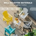 thumbnail image 6 of Costway Patio Kids' Adirondack Chair Seat Weather Resistant for Ages 3-8 Gray, 6 of 7