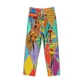 thumbnail image 4 of Bingfone Dancing African Womans Mens All Over Print Sleep Pajama Pants-Small, 4 of 9