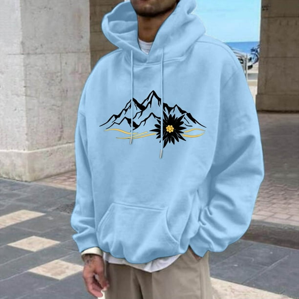 WILLBEST Sudaderas para Hombre, Otoño e Invierno, Talla Grande, sin Capucha, Moda, Prenda Superior, Sudadera De Gran Tamaño con Cuello Redondo Chica