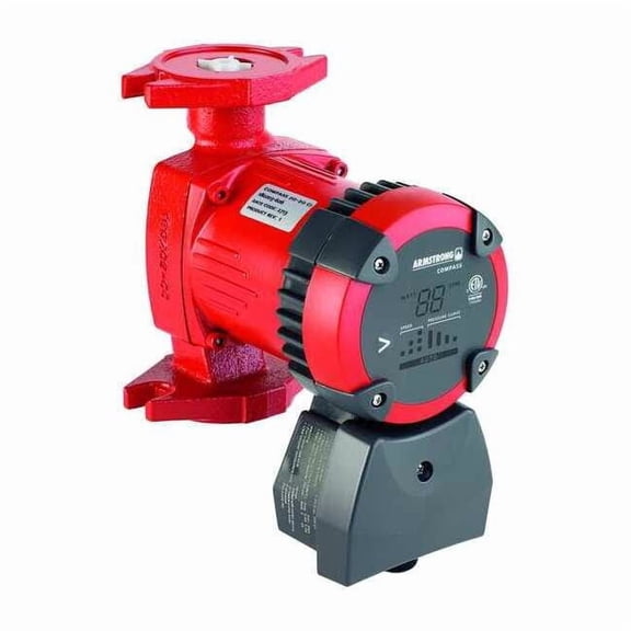 Hot Water Circulating Pump, 1/17 hp, 115V, 1 Phase, Flange Connection