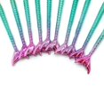 thumbnail image 5 of Juego de brochas de maquillaje de sirena, lindo kit de brochas de maquillaje, brocha de maquillaje + bolsa para base, sombra de ojos, rubor, regalo de Navidad y cumpleaños para niñas (11 piezas), 5 of 5