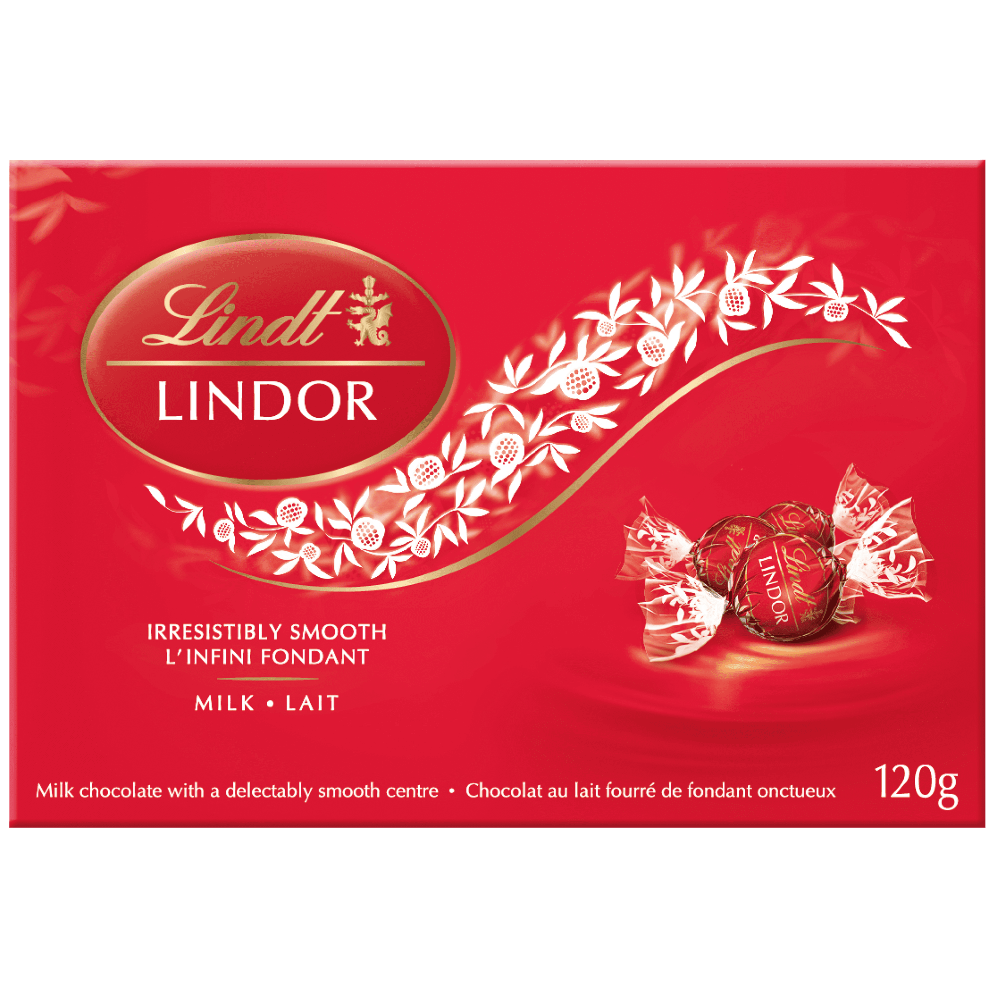 Lindt Lindor Milk Chocolate Truffles Box W/Smooth Melting Filling 48