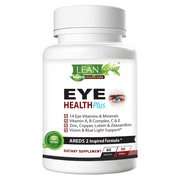 Areds 2 Eye Health Plus w/ Copper, Vitamin A B C E, Lutein & Zeaxanthin, Quercetin, Zinc, Bilberry Extract, Biotin - Sight Care, Dryness, Strain, Night Vision, Macular Supplement for Adults 60 capsule