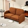 thumbnail image 2 of Durable loveseat with Sherpa fabric | Can be used in multiple rooms, providing worry-free comfort, 2 of 6