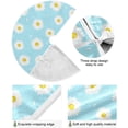 thumbnail image 2 of FMSHPON Summer Chamomile Flower Xmas Christmas Tree Skirt Stand Mat for Holiday Party Decoration Indoor Outdoor 36 inches, 2 of 6