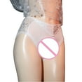 thumbnail image 4 of ibuvkizy Panties for Women Mid-waist Sexy Lace Sexy Transparent Underwear Briefs,Women Panties,Womens Underwear, 4 of 5