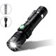 thumbnail image 1 of Dinheiro Linterna Antorcha, Linterna LED Recargable USB Ultra Potente, 4 Modos IP44 Impermeable Militar con Zoom para Acampar Senderismo (Batería Recargable 18650 Incluida), 1 of 5