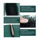 thumbnail image 3 of Herramientas De Peluquería Peine Redondo 4 unidades  Malubero Verde con negro, 3 of 4