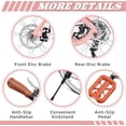 thumbnail image 3 of 26" Beach Cruisers for Women, NEORIVER 7-Speed Bikes for Women with Rattan Basket, Commuter Bicycle, 3 of 8