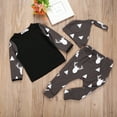 thumbnail image 2 of Toygogo 3 Piezas Niños Bebés Niños Niñas Ciervos Ropa Conjunto Conjuntos Camiseta / Pantalones / Sombrero 0-24 M 70cm Zulema Trajes para niños, 2 of 8