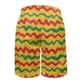 thumbnail image 4 of Binienty Men's Board Shorts Swim Trunks With Wavy Stripes - Quick Dry for Summer Beach Vacations and Water Sports, 4 of 5