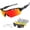 Black Gray, variant on Polarized  Sunglasses Cycling Sun Glasses for Men Women with 5 Interchangeable Lenes for Running Driving