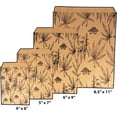 thumbnail image 4 of 888 Display USA, Inc 20 bags of our Exotic Plant Print Flat Paper Bags, for Treats, Storefronts, Promotional Giveaways, Cookies, Brownies, Herbs, and More Kraft, 6" x 9", 4 of 6