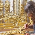 thumbnail image 3 of 10/50/100Pcs Gold Leaf Flowers for Flowers Decorat Craft Arts Decoration, 3 of 4
