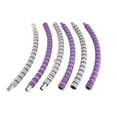 thumbnail image 2 of Weighted Hula Rings, Detachable Hula Rings Portable  for Playing 6 Sections Purple Gray, 2 of 5