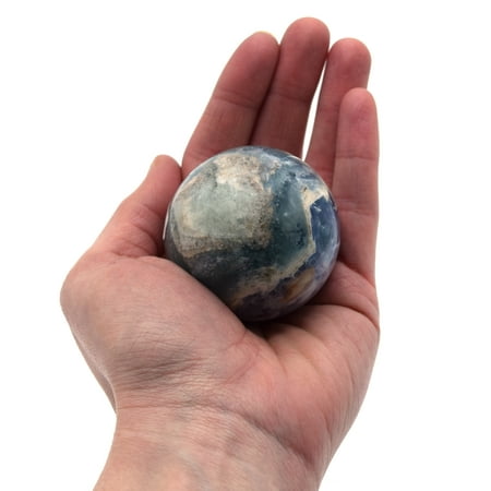 Rainbow Aura Quartz - Rainbow Fluorite Crystal Aura Sphere, 2
