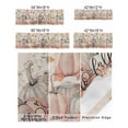 thumbnail image 2 of Curtain Valance for Windows Watercolor Pumpkin Fall Thanksgiving Kitchen Valances Rod Pocket Short Curtains,Farm Tree Deciduous Retro Linen Window Treatment Panel for Living Room Bedroom 60x18in, 2 of 8