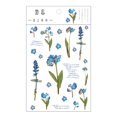 thumbnail image 1 of Journamm 12 calcomanías Transparentes De Flores De margaritas naturales De margaritas para mascotas suministros De Flores hojas De Plantas, 1 of 4