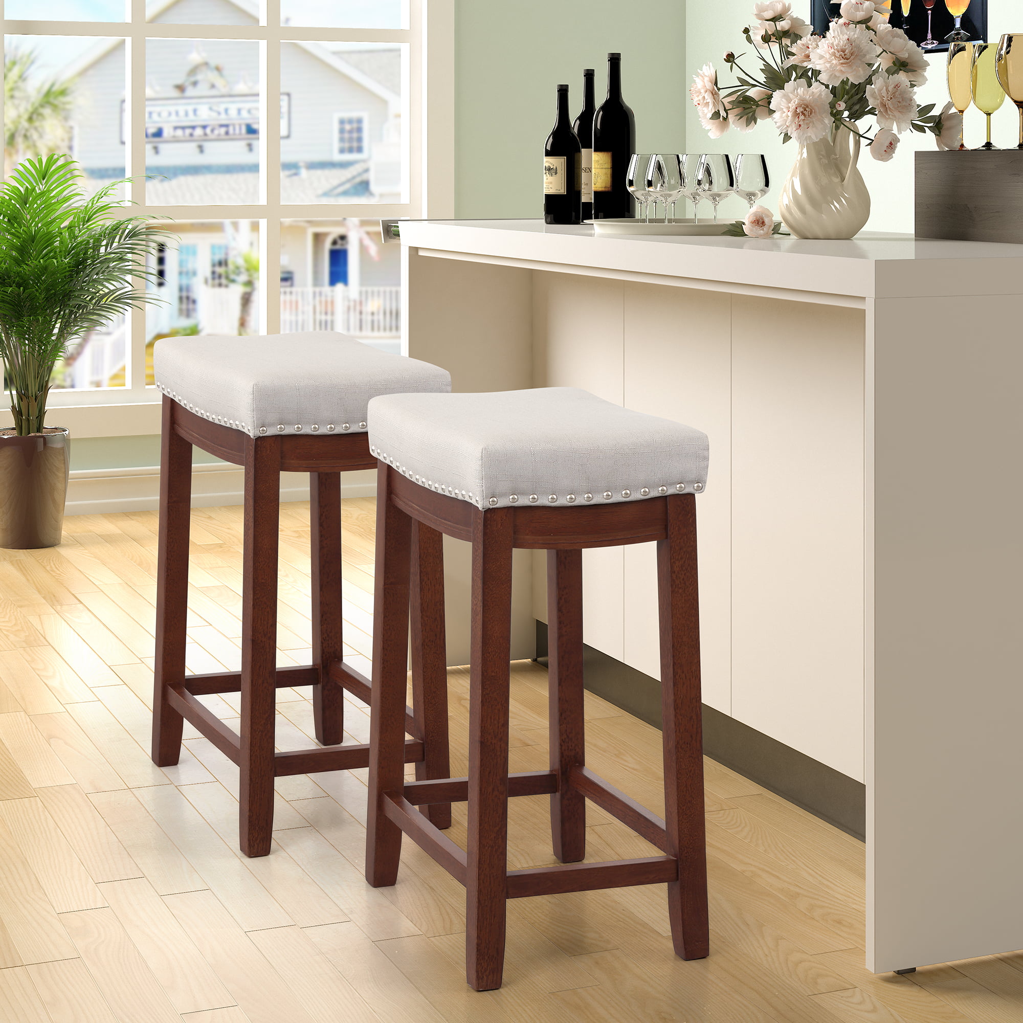 Small Bar Stool Table And Chairs - Tribesigns Bar Table Set With 2 ...