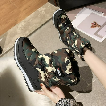 

Womens Mens Barefoot Boots Shoes | Minimalist Winter Snow Boots | Warm Ankle Booties| Zero Drop Sole | Wide Toe Box | Slip on Sneakers