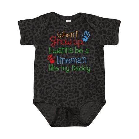 

Inktastic Lineman Like Daddy Gift Baby Boy or Baby Girl Bodysuit