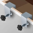 thumbnail image 3 of 4X Abrazaderas para Gabinetes, Abrazadera de Instalación, Clip de Fijación para Cajones de Zinc, Plantilla Ajustable para Herrajes para Gabinetes de Carpintero, B, 3 of 5