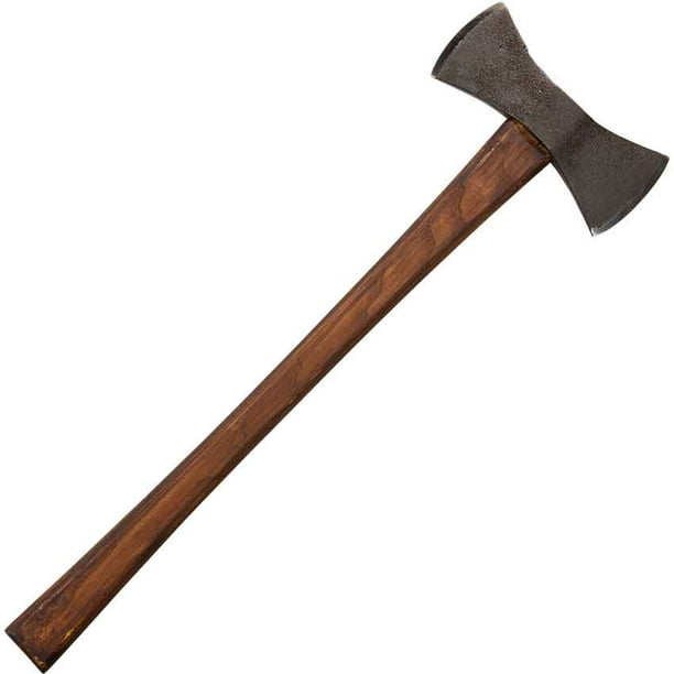 Rudger Double Headed Axe Steel By Medieval Collectibles Walmart Com Walmart Com
