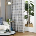 thumbnail image 4 of Cortina semitransparente Cortina de gasa para ventana, cortina divisoria de habitación para balcón de dormitorio, 100x200cm, gris, 1 pieza Advancent LF0161-04B, 4 of 7