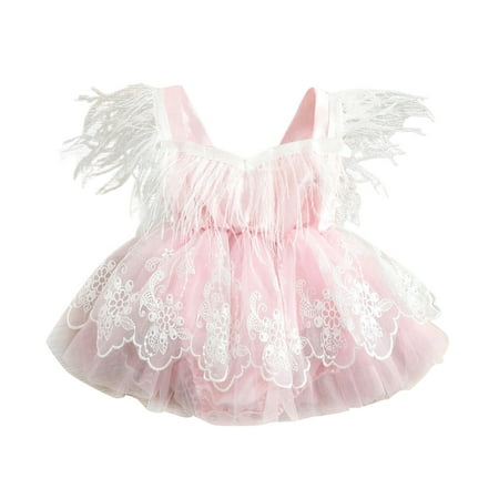 

Akiihool Baby Girl Onesies Short Sleeve Baby-girls Short-sleeve Onesies Bodysuits For Summer (Pink 12-18 Months)