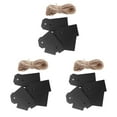 thumbnail image 3 of Guardoinrt Wood Tags High-ranking Individual Portable Lightweight Durable Unique Design Distinctive Mini Blackboard Pendant Type 2 3Set, 3 of 6