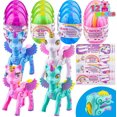 thumbnail image 5 of Joyfy 12 Packs Eggs Filled with Transforming Unicorn Toys for Kids Classroom Exchange Gifts, Valentines Cards with Deformation Unicorn Hatching Unicorn Eggs for Valentine Party Favors, 5 of 6