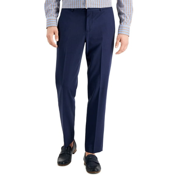 Perry Ellis Portfolio Men's Modern-Fit Stretch Solid Resolution Pants 36x32 B4HP